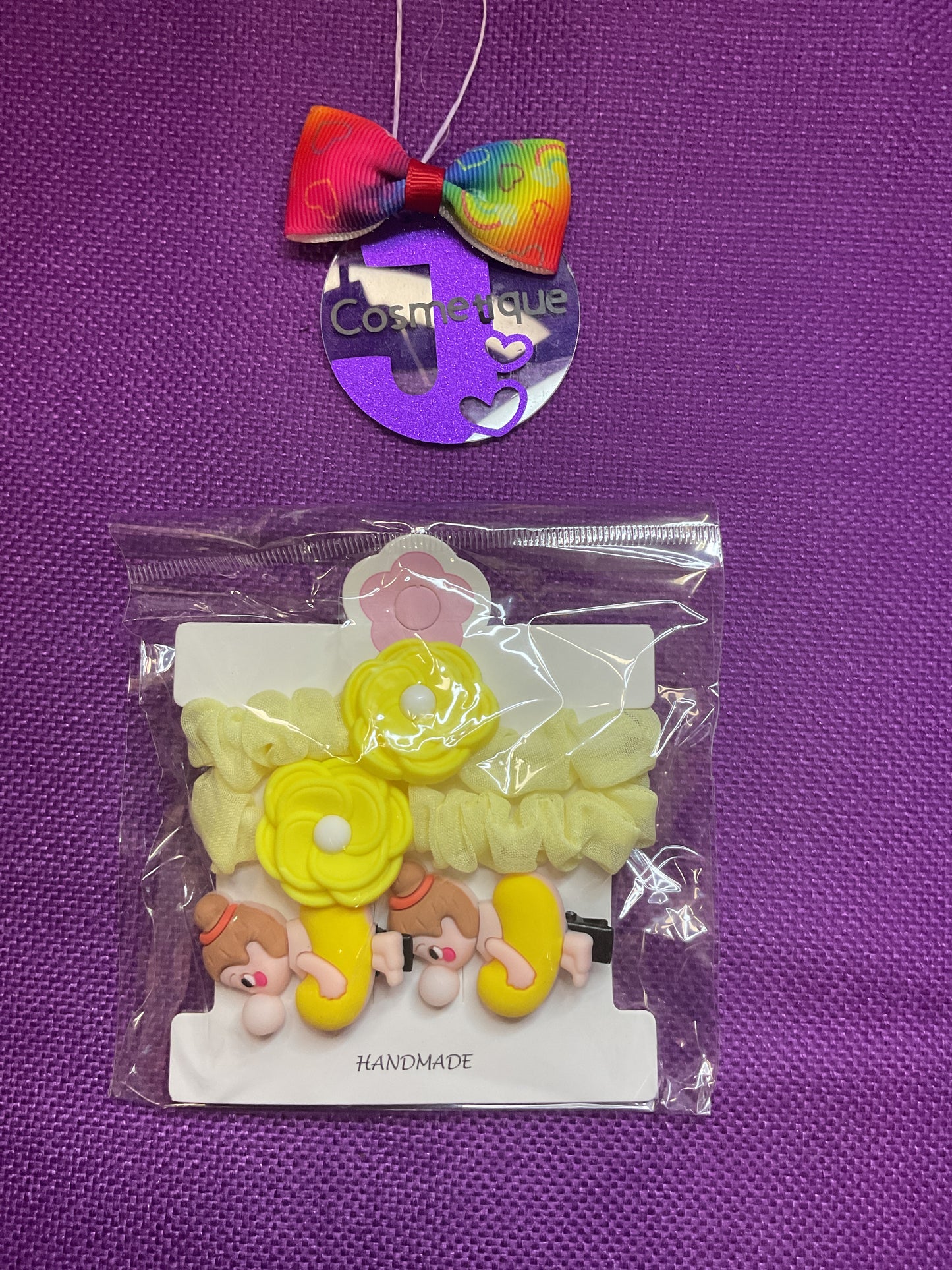 Ballerina Scrunchy w/ Clips