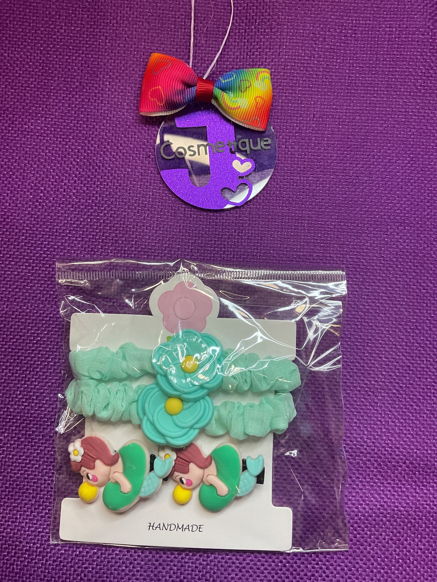 Ballerina Scrunchy w/ Clips