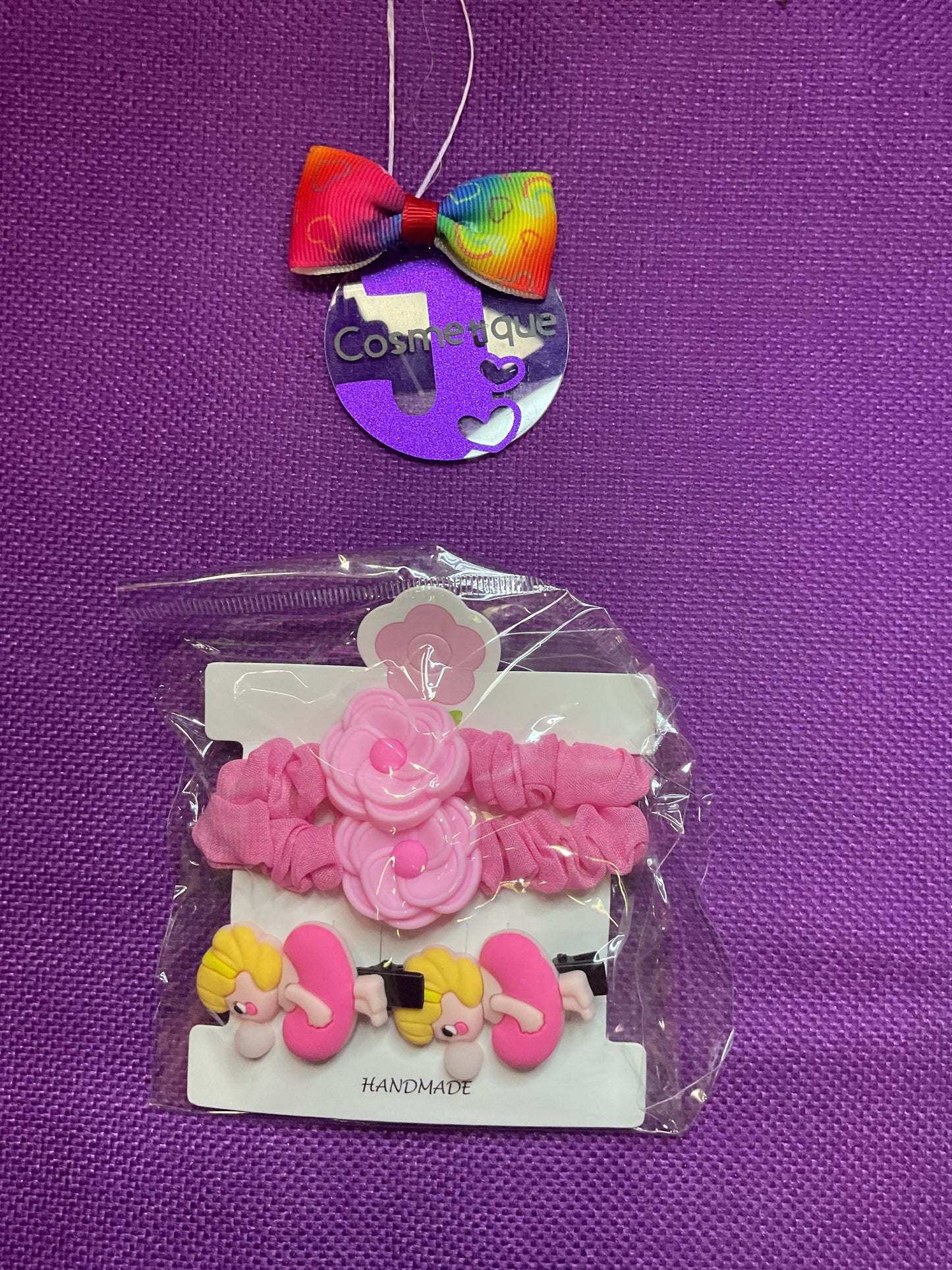 Ballerina Scrunchy w/ Clips
