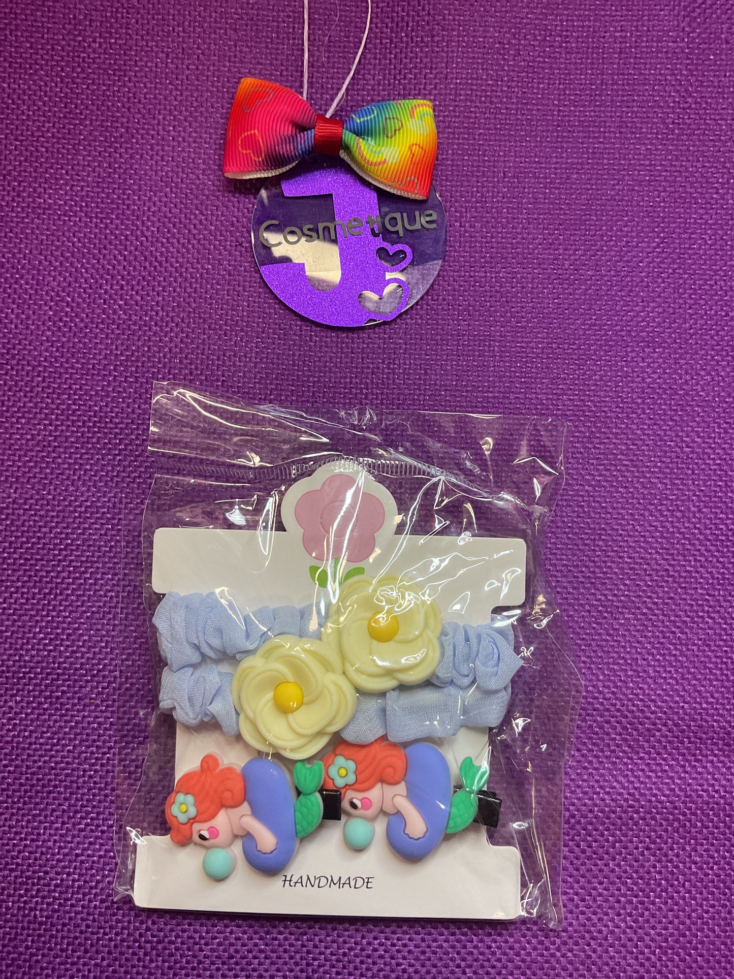 Ballerina Scrunchy w/ Clips