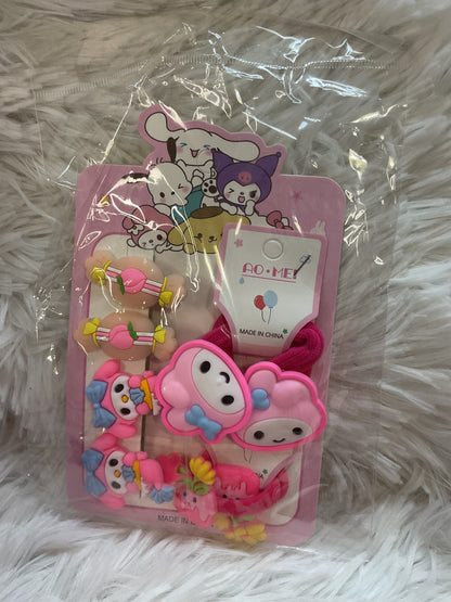 HK Hair Clips & Scrunchies Pack